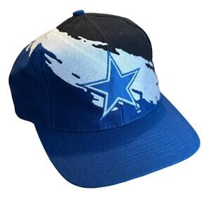 Vintage 90s Dallas Cowboys Hat  Mens OS Blue NFL Pro Line Snapback Splash Logo